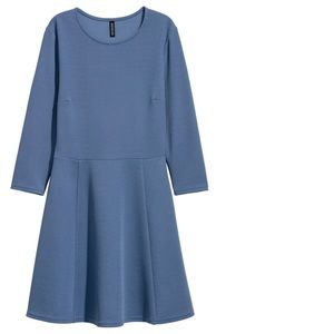 H&M Short Blue Jersey Dress